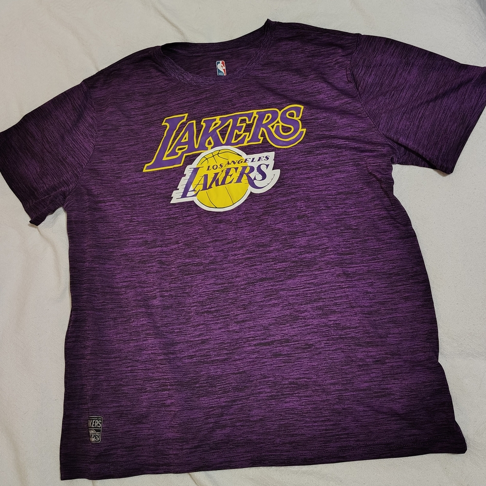 NBA Lakers Purple Short Sleeve Tee